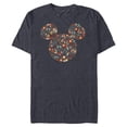 thumbnail image 1 of Disney Mickey Mouse Spring Head Icon with Bow Springtime - Short Sleeve Blended T-Shirt for Adults - Customized-Navy Heather, 1 of 5