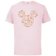 thumbnail image 1 of Disney Mickey Mouse Spring Head Icon with Bow Springtime - Short Sleeve Cotton T-Shirt for Adults - Customized-Soft Pink, 1 of 5