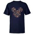 thumbnail image 1 of Disney Mickey Mouse Spring Head Icon with Bow Springtime - Short Sleeve T-Shirt for Kids - Customized-Navy, 1 of 5