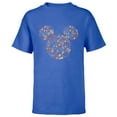 thumbnail image 1 of Disney Mickey Mouse Spring Head Icon with Bow Springtime - Short Sleeve T-Shirt for Kids - Customized-Royal, 1 of 5