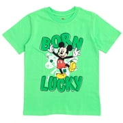 DISNEY Mickey Mouse St. Patrick's Day Little Boys T-Shirt Toddler to Big Kid