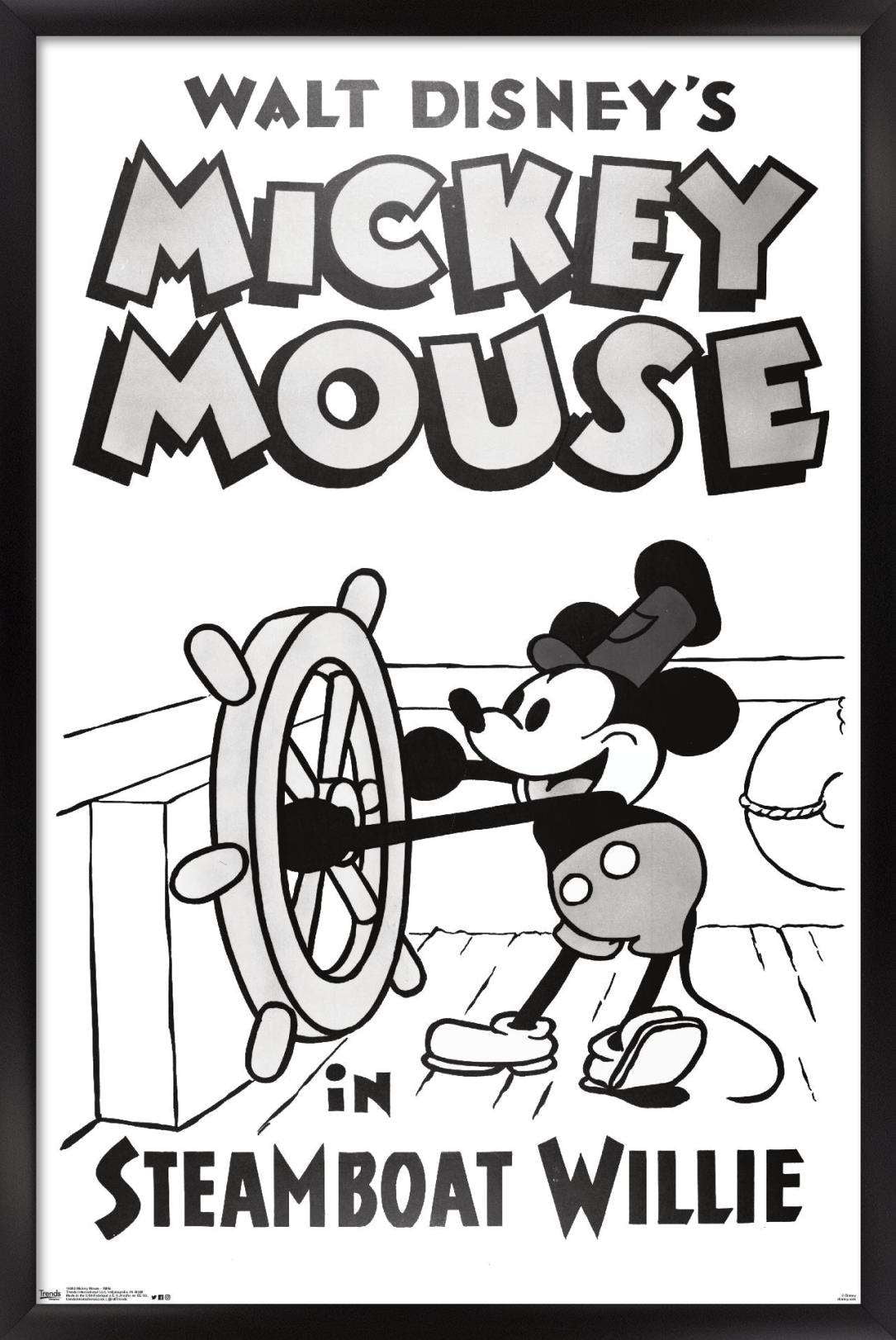 Disney Mickey Mouse - Steamboat Willie Wall Poster, 14.725