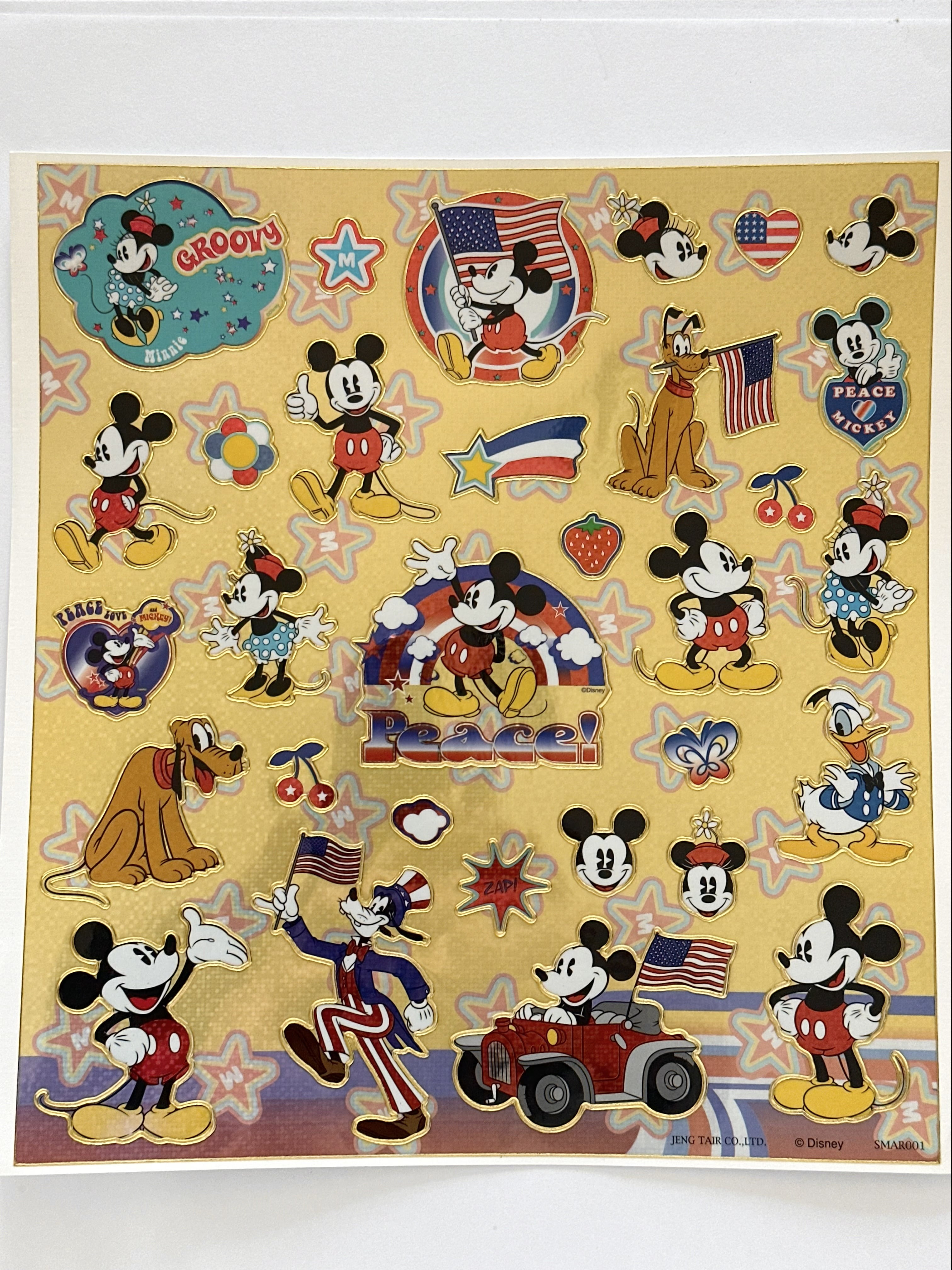 Disney Mickey Mouse Adhesive Tiles scrapbooking stickers