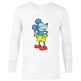 thumbnail image 1 of Disney Mickey Mouse Sticking Tongue Out Retro Pop Art - Long Sleeve T-Shirt for Men - Customized-White, 1 of 5