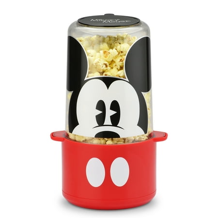 Disney Mickey Mouse Electric Popcorn Popper, Nonstick, 6-Cup Capacity