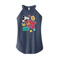 thumbnail image 1 of Disney - Mickey Mouse - Stitched Collegiate Patches - Juniors High Neck Tank Top, 1 of 5