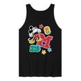 thumbnail image 1 of Disney - Mickey Mouse - Stitched Collegiate Patches - Men's Jersey Tank Top, 1 of 5