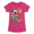thumbnail image 1 of Disney - Mickey Mouse - Stitched Patches - Toddler & Youth Girls Short Sleeve Graphic T-Shirt, 1 of 5