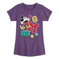 thumbnail image 1 of Disney - Mickey Mouse - Stitched Patches - Toddler & Youth Girls Short Sleeve Graphic T-Shirt, 1 of 5