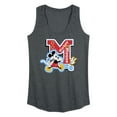 thumbnail image 1 of Disney - Mickey Mouse - Stitched Patches for Teammates - Women's Racerback Tank Top, 1 of 4