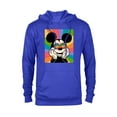 thumbnail image 1 of Disney Mickey Mouse Sun Burst Retro - Pullover Hoodie for Adults - Customized-Royal Heather, 1 of 5