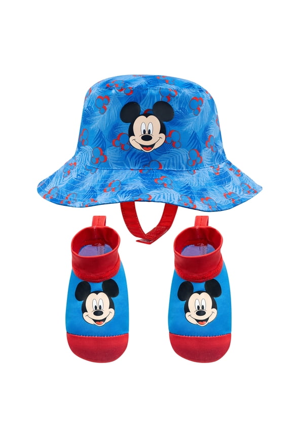 Mickey Mouse Sun Fun Swim Hat and Booties Set 0-12 Months Boys