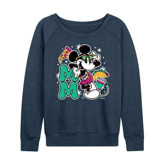 Disney - Mickey Mouse Sunglasses - Women's Lightweight French Terry Long Sleeve Shirt