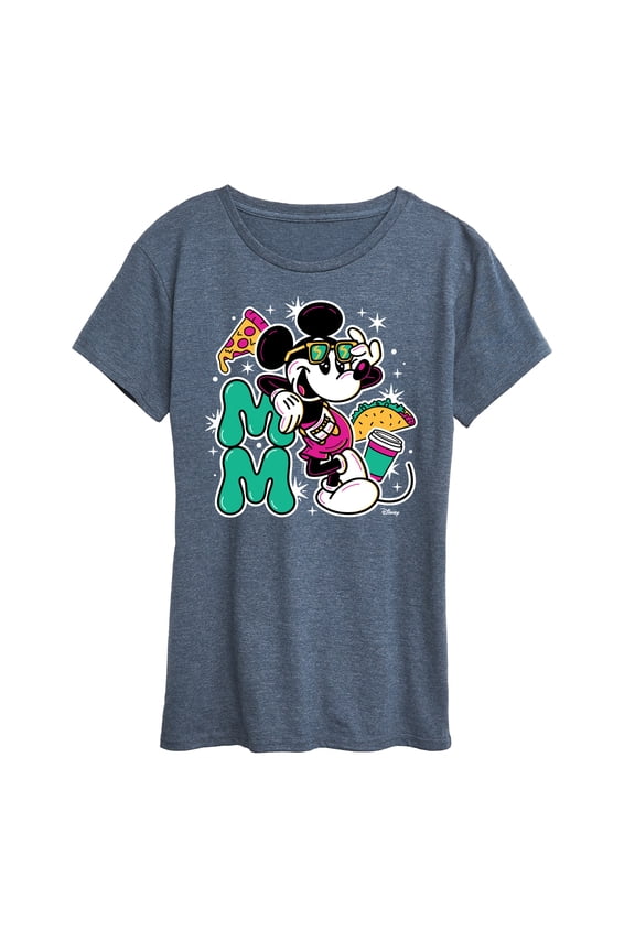 - Mickey Mouse Sunglasses - Women's Short Sleeve Graphic T-Shirt