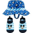 thumbnail image 1 of Disney Mickey Mouse "Sunny Fun" Swim Hat And Swim Booties 0-12 Months, 1 of 4