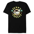 thumbnail image 1 of Disney Mickey Mouse Sunny Smiles Summer - Short Sleeve Blended T-Shirt for Adults - Customized-Black, 1 of 5