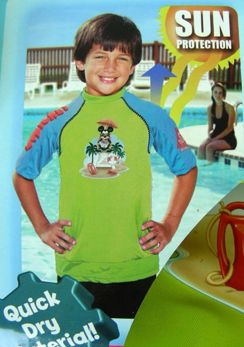 Disney Mickey Mouse Surf Shirt -Surf'n Sun Kids Surf Shirt (SizeMedium ...