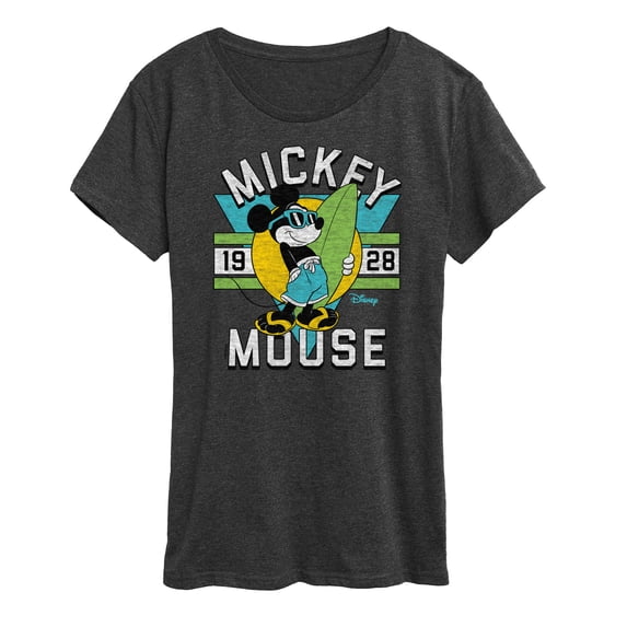 Disney - Mickey Mouse Surf - Women's Short Sleeve Graphic T-Shirt