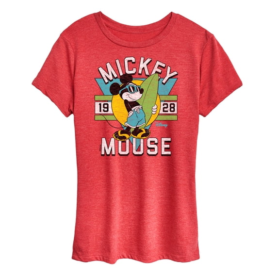 Disney - Mickey Mouse Surf - Women's Short Sleeve Graphic T-Shirt