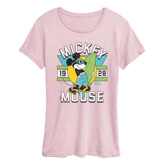 Disney - Mickey Mouse Surf - Women's Short Sleeve Graphic T-Shirt