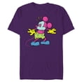 thumbnail image 1 of Disney Mickey Mouse Surprise Behind You Retro Pop Art - Short Sleeve Blended T-Shirt for Adults - Customized-Purple, 1 of 5