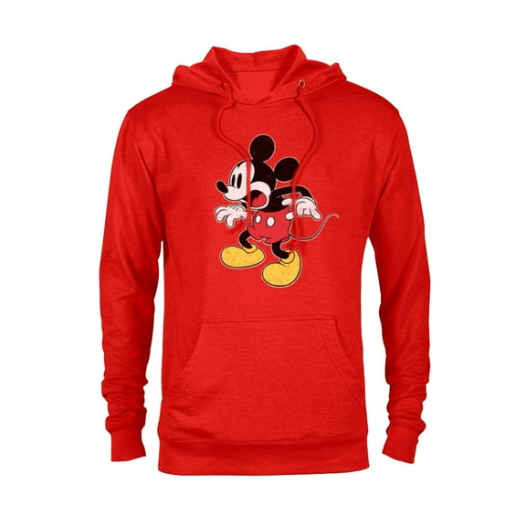 Disney Mickey Mouse Surprised - Pullover Hoodie for Adults - Customized-Red