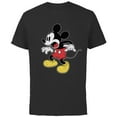 thumbnail image 1 of Disney Mickey Mouse Surprised - Short Sleeve Cotton T-Shirt for Adults - Customized-Black, 1 of 5