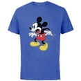 thumbnail image 1 of Disney Mickey Mouse Surprised - Short Sleeve Cotton T-Shirt for Adults - Customized-Royal Heather, 1 of 5