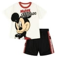 thumbnail image 1 of Disney Mickey Mouse T-Shirt and Shorts Outfit Set Toddler to Big Kid, 1 of 4
