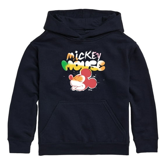 Disney - Mickey Mouse Tag -Youth And Toddler Pullover Fleece Hoodie