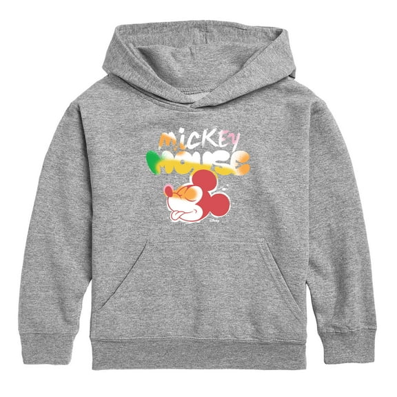 Disney - Mickey Mouse Tag -Youth And Toddler Pullover Fleece Hoodie