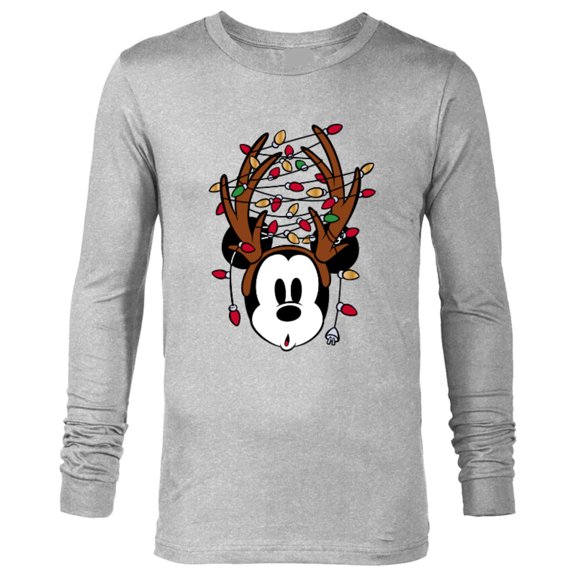 Disney Mickey Mouse Tangled Holiday Standard - Long Sleeve T-Shirt for Men – Customized-Athletic Heather