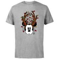 thumbnail image 1 of Disney Mickey Mouse Tangled Holiday Standard - Short Sleeve Cotton T-Shirt for Adults - Customized-Athletic Heather, 1 of 5