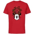 thumbnail image 1 of Disney Mickey Mouse Tangled Holiday Standard - Short Sleeve Cotton T-Shirt for Adults - Customized-Red, 1 of 5