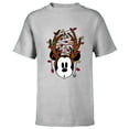 thumbnail image 1 of Disney Mickey Mouse Tangled Holiday Standard - Short Sleeve T-Shirt for Kids – Customized-Athletic Heather, 1 of 5