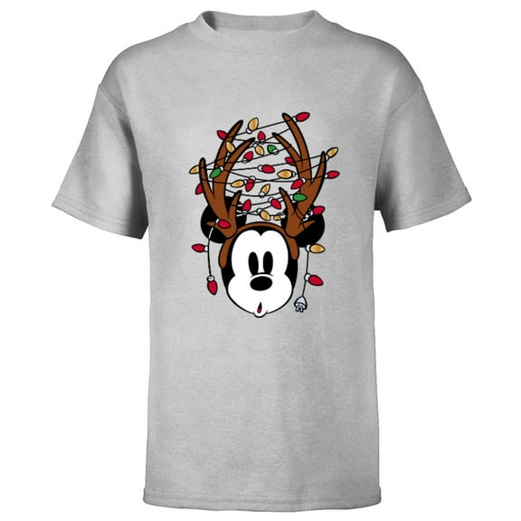 Disney Mickey Mouse Tangled Holiday Standard - Short Sleeve T-Shirt for Kids – Customized-Athletic Heather