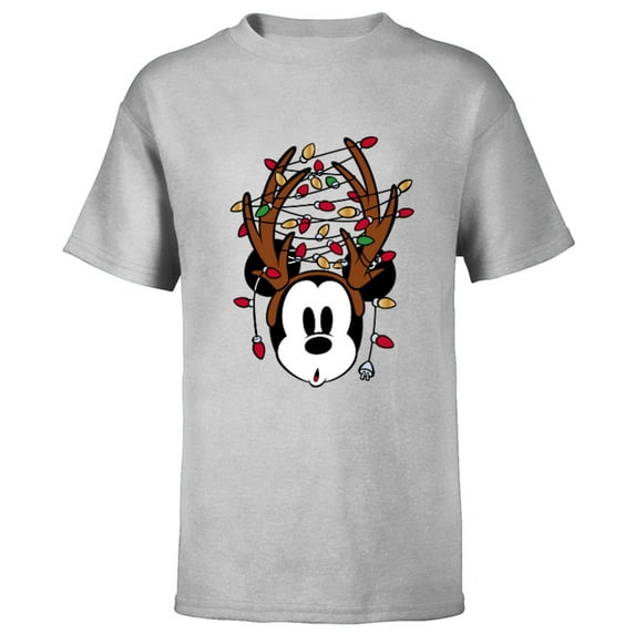 Disney Mickey Mouse Tangled Holiday Standard - Short Sleeve T-Shirt for Kids – Customized-Athletic Heather