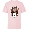 thumbnail image 1 of Disney Mickey Mouse Tangled Holiday Standard - Short Sleeve T-Shirt for Kids – Customized-Soft Pink, 1 of 5