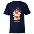 thumbnail image 1 of Disney Mickey Mouse Teacup Teach Love Inspire Teacher’s Day - Short Sleeve T-Shirt for Kids - Customized-Navy, 1 of 5