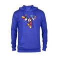 thumbnail image 1 of Disney Mickey Mouse Thanksgiving Autumn Fun - Pullover Hoodie for Adults - Customized-Royal, 1 of 5