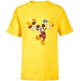 thumbnail image 1 of Disney Mickey Mouse Thanksgiving Autumn Fun - Short Sleeve T-Shirt for Kids - Customized-Yellow, 1 of 5