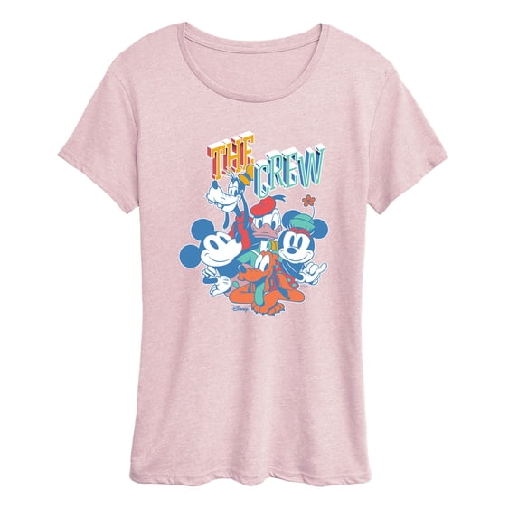Disney - Mickey Mouse & The Crew - Women's Short Sleeve Graphic T-Shirt