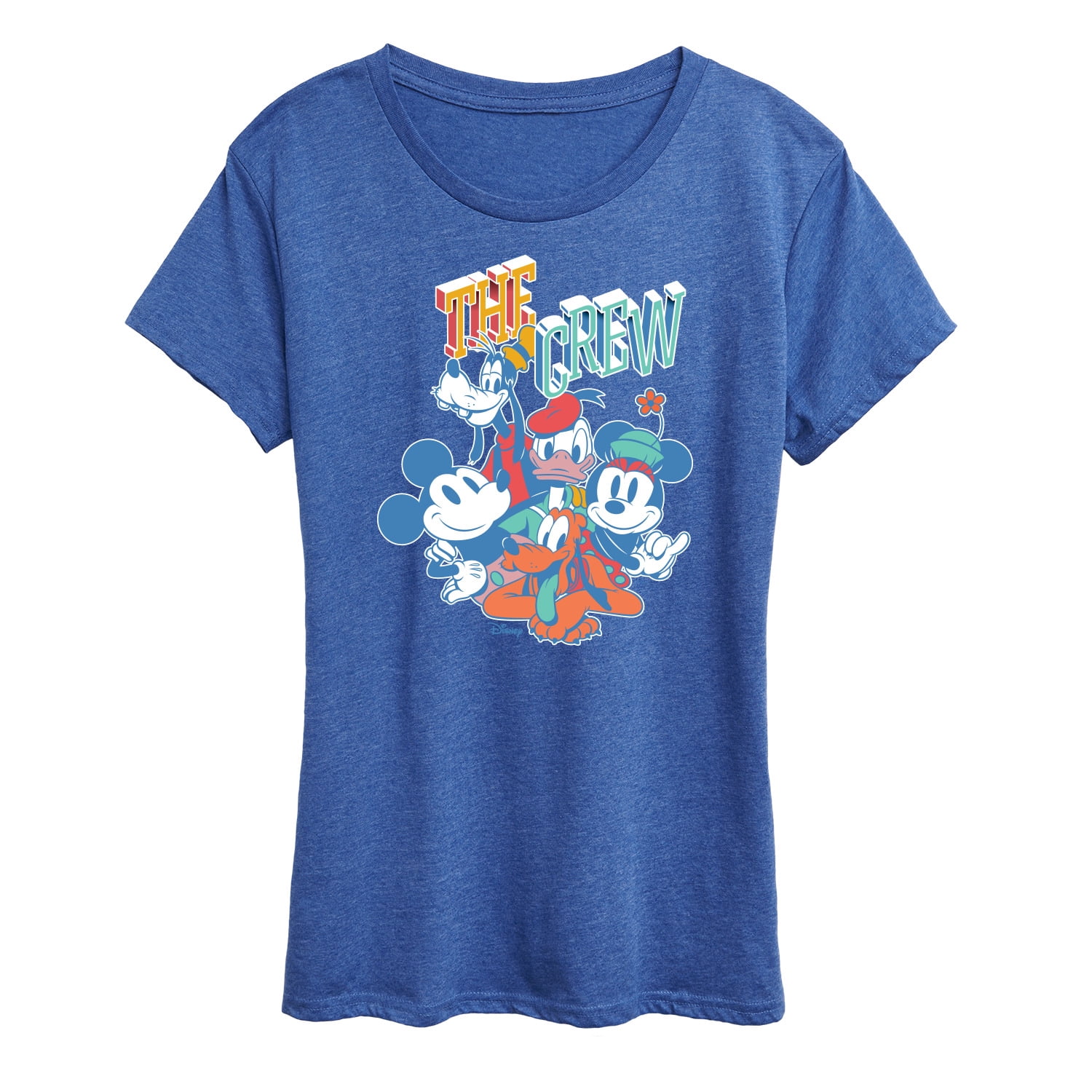Disney - Mickey Mouse & The Crew - Women's Short Sleeve Graphic T-Shirt ...