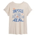 thumbnail image 1 of Disney - Mickey Mouse - The Snuggle Is Real - Women's Oversized T-Shirt, 1 of 5