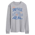thumbnail image 1 of Disney - Mickey Mouse - The Snuggle Is Real - Men's Long Sleeve T-Shirt, 1 of 5