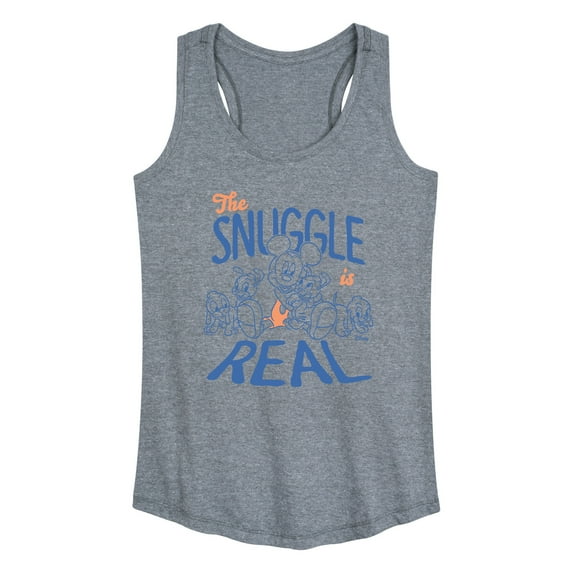 Disney - Mickey Mouse - The Snuggle Is Real - Women's Racerback Tank Top