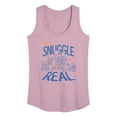 thumbnail image 1 of Disney - Mickey Mouse - The Snuggle Is Real - Women's Racerback Tank Top, 1 of 4