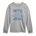 thumbnail image 1 of Disney - Mickey Mouse - The Snuggle is Real - Youth Long Sleeve Graphic T-Shirt, 1 of 5