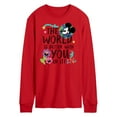 thumbnail image 1 of Disney - Mickey Mouse - The World Is Better With You In It - Men's Long Sleeve T-Shirt, 1 of 4