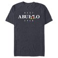 thumbnail image 1 of Disney Mickey Mouse Thumbs Up Best Abuelo Ever Día del Padre - Short Sleeve Blended T-Shirt for Adults - Customized-Navy Heather, 1 of 5